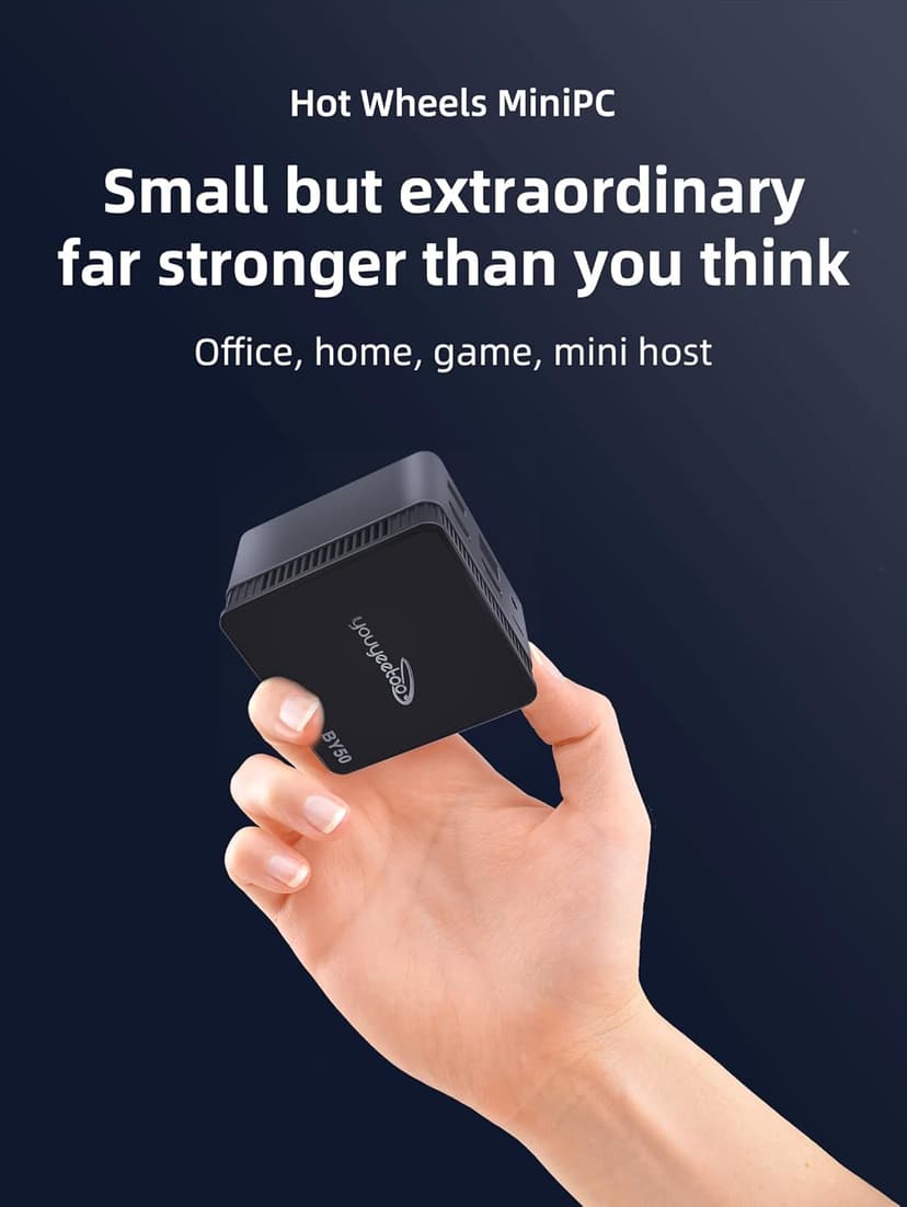 Windows 11 Pro Mini PC, Intel 11th Gen N5105 CPU, LPDDR4 8GB RAM 256GB M.2 NVME SSD, Mini Desktop Computer with Dual 4K HDMI WiFi5 BT4.2, Support Gigabit Ethernet for Office Home Theater Gaming