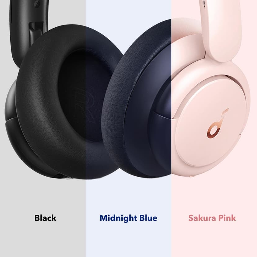 soundcore Life Q30 by Anker, Hybrid Active Noise Cancelling Headphones with Multiple Modes, Hi-Res Sound, Custom EQ via App, 50H Playtime, Comfortable Fit, Bluetooth, Multipoint Connection