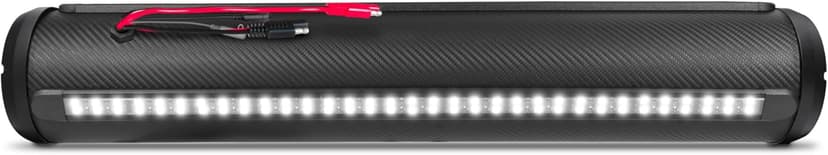 by ECOXGEAR SE26R 500-Watt Amplified Powersports 8 Speaker Bluetooth LED Backlit Soundbar Waterproof Dirtproof with Standard Mounting Bracket
