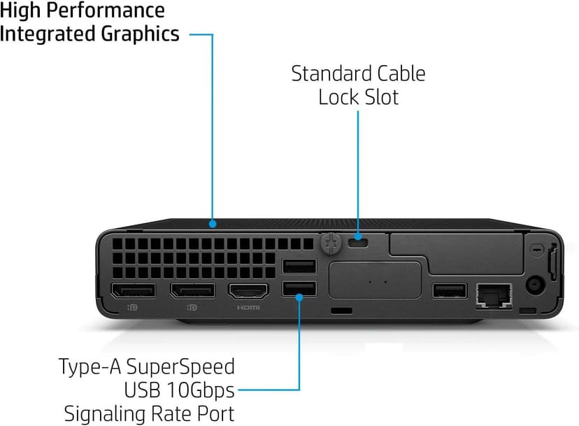 HP Elite Mini 800 G9 Business Desktop Computer, 14th Gen Intel 20-Core i7-14700 up to 5.4GHz, 32GB DDR5 RAM, 1TB PCIe SSD, WiFi 6, Bluetooth, Type-C, Keyboard and Mouse, Windows 11 Pro, AZ-XUT