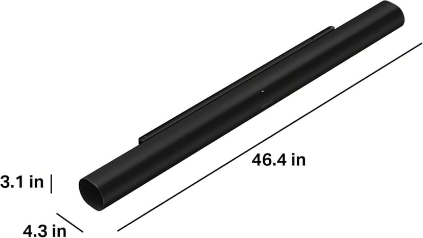 Sonos Arc Ultra Soundbar with Dolby Atmos and Voice Control - 9.1.4 Surround Sound for TV and Music - Black