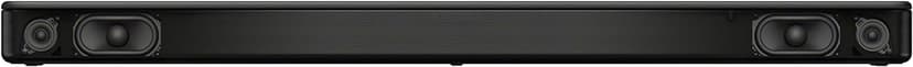 Sony S100F 2.0ch Soundbar with Bass Reflex Speaker, Integrated Tweeter and Bluetooth, (HTS100F), easy setup, compact, home office use with clear sound black