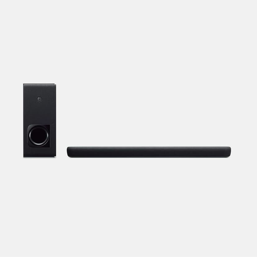 YAMAHA Audio YAS-209BL Sound Bar with Wireless Subwoofer, Built-in Bluetooth, and Alexa Voice Control, 2.1-Channel Soundbar System, Virtual 3D Surround Sound Bars for Tv