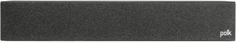 Polk Monitor XT35 Slim Center Channel Speaker - Hi-Res Audio Certified, Dolby Atmos & DTS:X Compatible, 1" Terylene Tweeter & Four 3" Dynamically Balanced Woofer, Wall-Mountable, Midnight Black