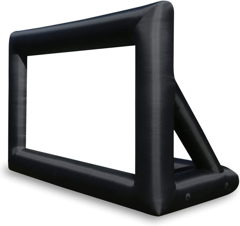 KHOMO GEAR 20 ft Outdoor Projector Screen - Supports Front and Rear Projection - Includes Inflation Fan, Tie-Downs and Storage Bag - Inflatable Projector Screen