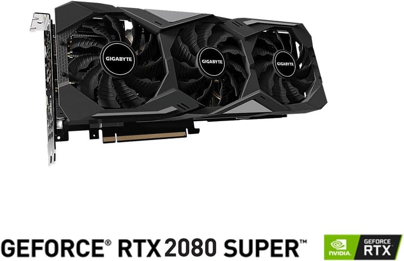 GIGABYTE GeForce RTX 2080 Super Windforce OC 8G Graphics Card, 3X Windforce Fans, 8GB 256-Bit GDDR6, Gv-N208SWF3OC-8GD Video Card