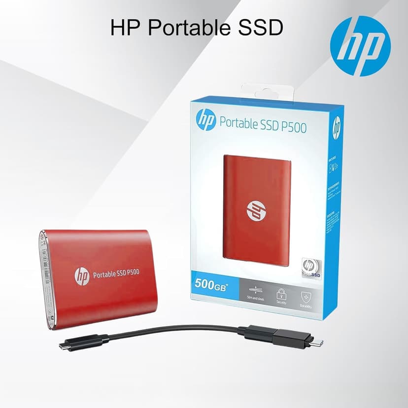 HP 14 Laptop • Back to School Limited Edition with Microsoft 365 • 4-Core Intel CPU • 8GB RAM •1600GB Storage (64GB OnBoard + 512GB P500 Portable SSD + 1TB OneDrive) • Snow White • Win 11