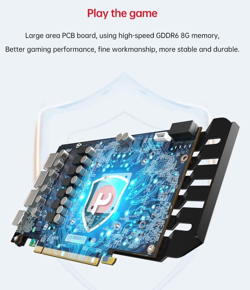AMD RX 5700 XT Graphics Card 8 GB DDR6 Performance Equal to RTX 3060 and 2060 Super 2560SP 256Bit PCI E 4.0x16 Base/BST/Mem 1605/1905/1750 3X DP HDMI