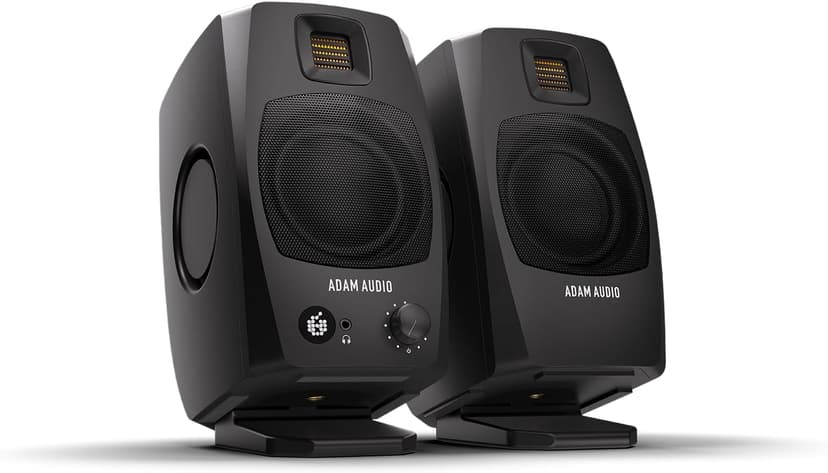 ADAM Audio D3V Active Desktop Monitoring System with USB-C Connection (Pair, Black)