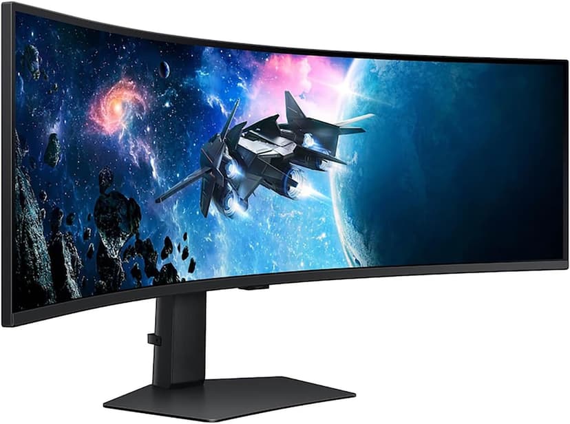 Samsung 49" Odyssey G9 G95C DQHD 240Hz DisplayHDR 1000 Curved Gaming Monitor Bundle with Tech Smart USA Elite Suite 18 Standard Editing Software Bundle + 1 Year CPS Enhanced Protection Pack