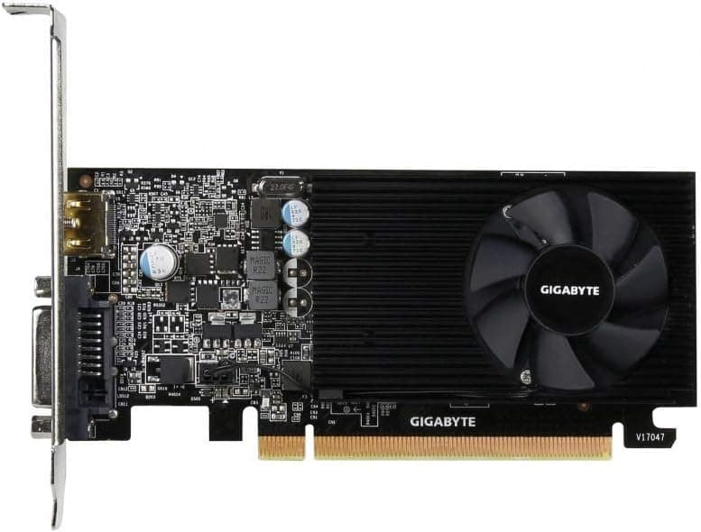 GIGABYTE GV-N1030D4-2GL GeForce GT 1030 Low Profile D4 2G Computer Graphics Card