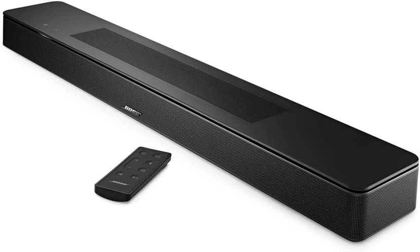 Bose New Smart Dolby Atmos Soundbar, Black Bundle with Wireless Surround Speakers (Pair), Bass Module 500