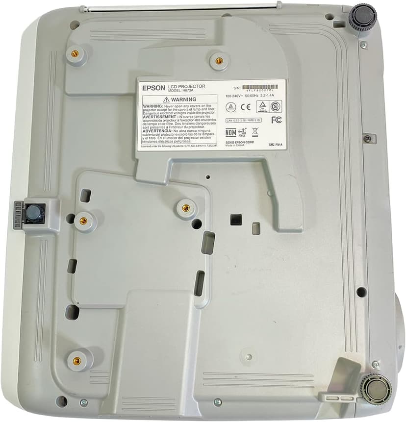 Epson PowerLite 530 XGA 3LCD Projector, White