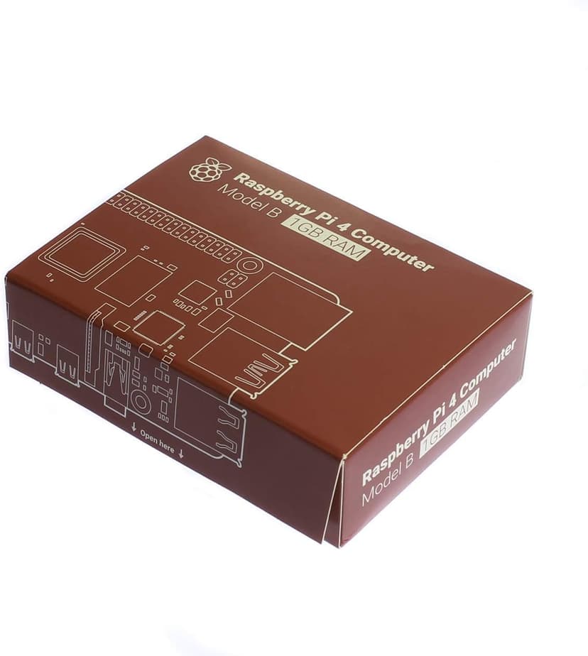 Raspberry Pi 4 Model B 2019 Quad Core 64 Bit WiFi Bluetooth (1GB)
