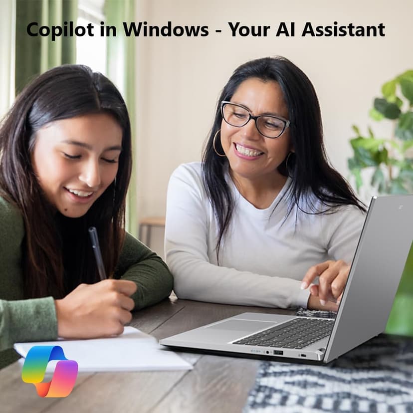 acer Aspire Go 15 AI Ready Laptop, 15.6" FHD (1920 x 1080) IPS Display, AMD Ryzen 7 5825U, AMD Radeon Graphics, 16GB DDR4, 512GB PCIe Gen4 SSD, Wi-Fi 6, Windows 11 Home, AG15-42P-R3NB