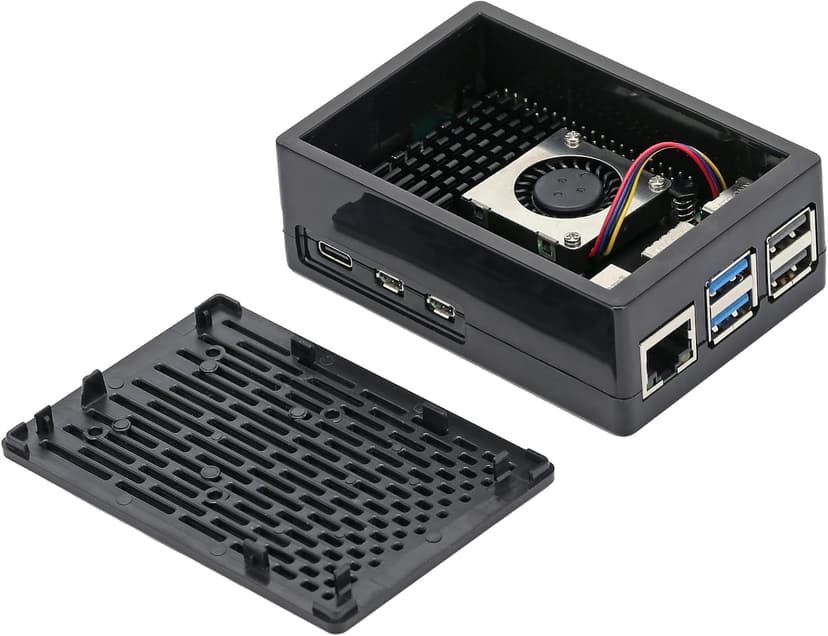 Tada for Raspberry Pi 5 8GB Basic Kit Including Pi 5 8GB Board, Pi 5 ABS Case and Active Cooler (8GB RAM)