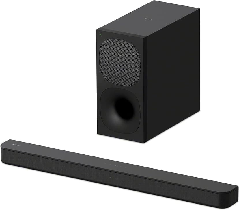 Sony HT-S400 2.1ch Soundbar with Powerful Wireless subwoofer, S-Force PRO Front Surround Sound, and Dolby Digital, Black