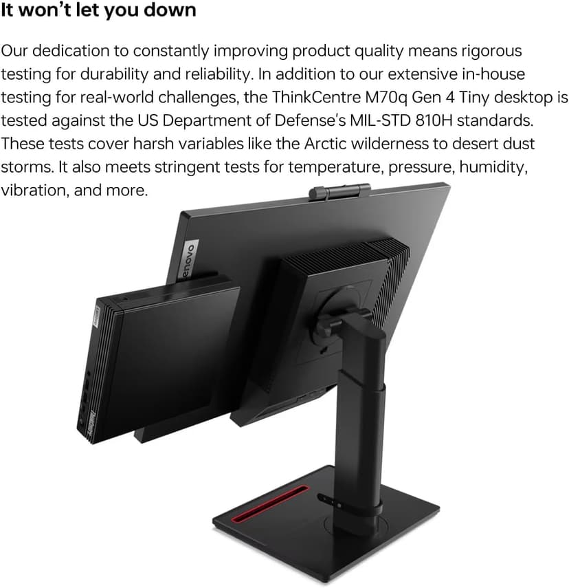 Lenovo ThinkCentre M70q Gen 4 MFF Tiny 1L Mini Business Desktop Computer, 13th Gen Intel 10-Core i5-13400T (Beat i7-12700T), 32GB DDR4 RAM, 1TB PCIe SSD, WiFi 6, RJ45, HDMI, Windows 11 Pro, AZ-XUT