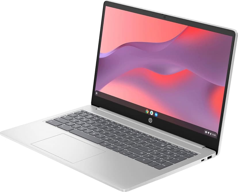 HP Chromebook Laptop 15 ( 15.6" Anti-Glare, Intel N200 (> i3-1115G4), 8GB DDR5 RAM, 128GB Storage (64GB eMMC + 64GB SD Card), Numeric KB) Home & Student, Webcam w/Shutter, Wi-Fi, Chrome OS, Silver
