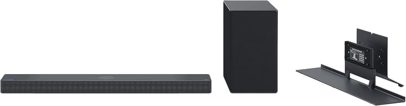 LG SC9S 3.1.3-Channel Perfect Matching Soundbar to the OLED evo C Series TV, Dolby Atmos, WOW Orchestra, WOWCAST Built-in with Wireless Dolby Atmos, Rear Speaker Ready, Wireless Subwoofer (2024 Model)