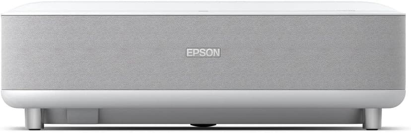 Epson EpiqVision Ultra Short Throw LS300 3LCD Smart Laser Projector, 3600 Lumens Color & White Brightness, HDR, Android TV, Yamaha Speakers, Bluetooth, Sports, Gaming, Movies - White (Renewed)