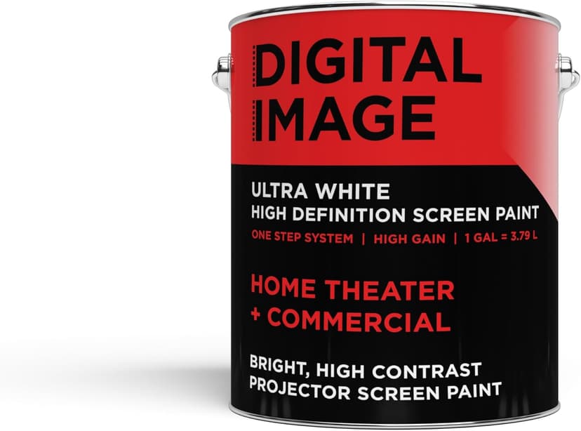 Projector Screen Paint - High Definition, 4K/8K, Ultra White - Quart