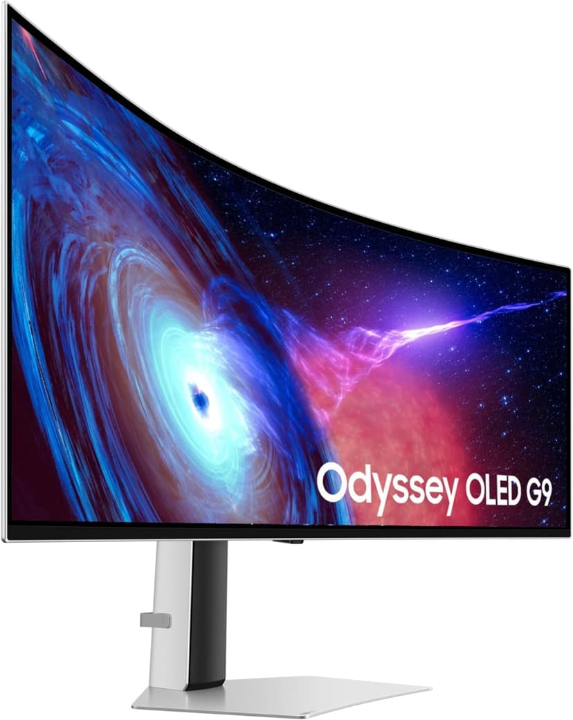 Samsung 49" Odyssey OLED (G93SC) Series Curved Gaming Monitor w QD-OLED, 240Hz, 0.03ms, Dual QHD,DisplayHDR True Black 400,AMD FreeSync Premium Pro,Height Adjustable Stand,3 Yr Warranty,LS49CG932SNXZA