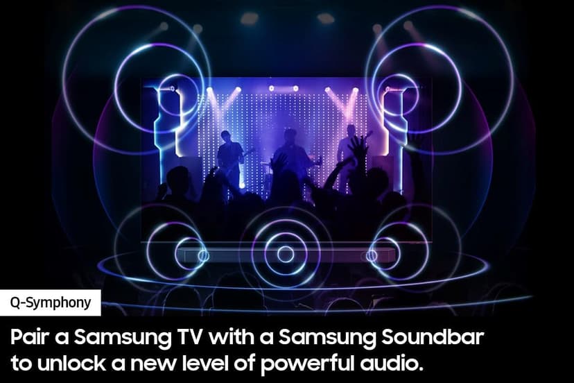 SAMSUNG 5.1 Channel Sound Bar with Wireless Subwoofer Q-Symphony & Dolby Atmos Audio - HW-Q65C/ZA (Renewed)