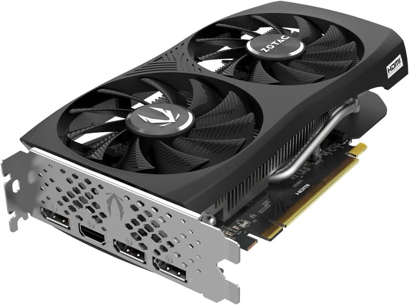 ZOTAC Gaming GeForce RTX 4060 8GB Twin Edge OC DLSS 3 8GB GDDR6 128-bit 17 Gbps PCIE 4.0 Compact Gaming Graphics Card, ZT-D40600H-10M