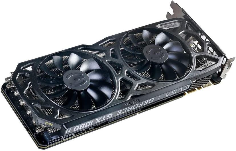 EVGA GeForce GTX 1080 Ti SC Black Edition Gaming, 11GB GDDR5X, iCX Cooler & LED, Optimized Airflow Design, Interlaced Pin Fin Graphics Card 11G-P4-6393-KR (Renewed)