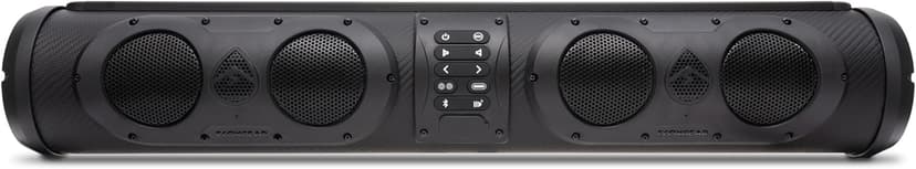 by ECOXGEAR SE26R 500-Watt Amplified Powersports 8 Speaker Bluetooth LED Backlit Soundbar Waterproof Dirtproof with Standard Mounting Bracket