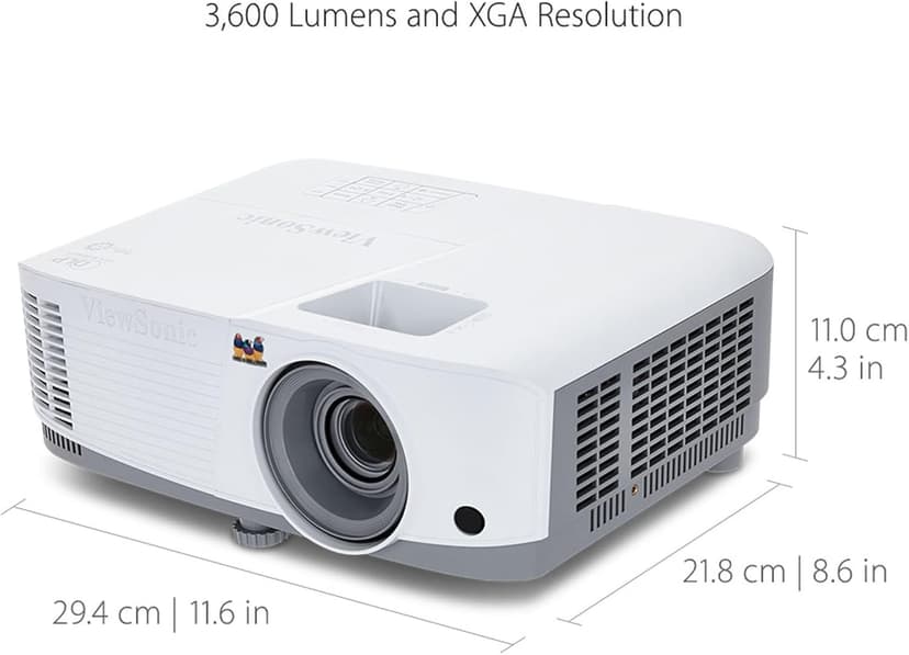ViewSonic PA503X 4000 Lumens XGA High Brightness Projector Projector for Home and Office with HDMI Vertical Keystone