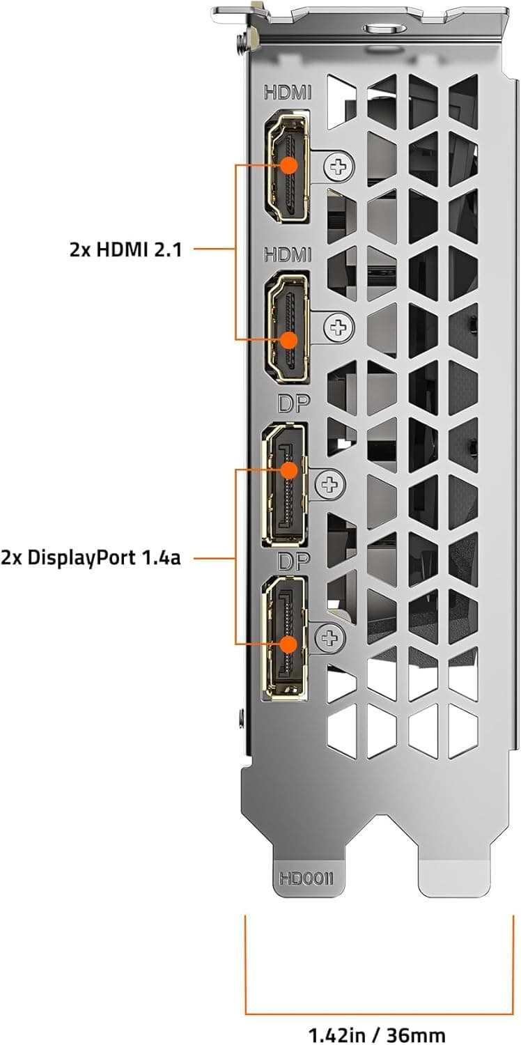 GIGABYTE GeForce RTX 3050 WINDFORCE OC V2 6G Graphics Card, 2X WINDFORCE Fans, 6GB GDDR6 96-bit GDDR6, GV-N3050WF2OCV2-6GD Graphics Card