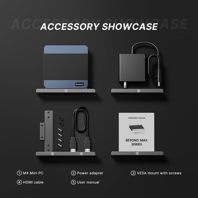 M4 Oculink Mini PC Ryzen 7 7840HS, Radeon 780M GPU, 11 Pro-OS Gaming Desktop Computers, 32GB DDR5 RAM, 1TB PCIe 4.0 NVMe 2280 SSD, Wi-Fi6, BT 5.2, Oculink Mini Computers