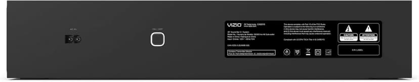 VIZIO Sound Bar for TV, 36” 2.1 Surround Sound System for TV with Wireless Subwoofer, Channel Home Theater Home Audio, SB3621ns-H8