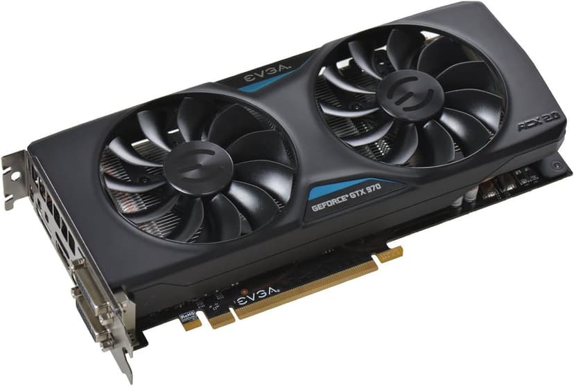 EVGA GeForce GTX 970 4GB Graphics Card 04G-2972-KR