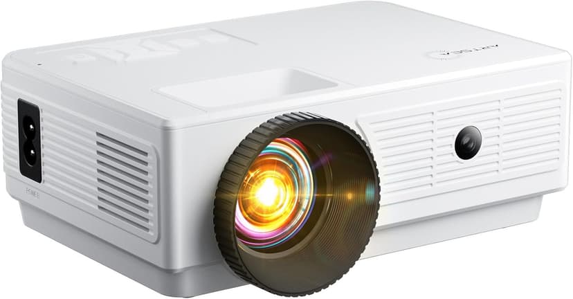 ARTSEA Portable Bluetooth Mini Projector - HD 1080P Supported Movie Projector for iPhone, Home Theater Video Projector Compatible with iOS/Android Phone/Tablet/Laptop/PC/TV Stick/Box/USB Drive/DVD