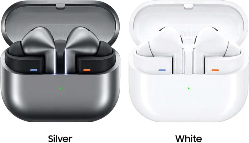 Samsung Galaxy Buds 3 Pro AI True Wireless Bluetooth Earbuds, Noise Cancelling, Sound Optimization, Redesigned Comfort Fit, Silver [US Version, Amazon Exclusive, 2Yr Warranty]