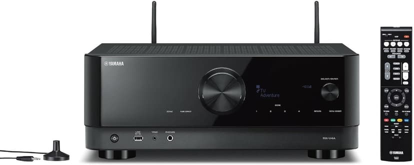 Yamaha YHT-5960U 5.1-Channel Home Theater System for TV Surround Sound System with 8" 100W Powered Subwoofer and 8K HDMI and MusicCast Bundle with Accessories