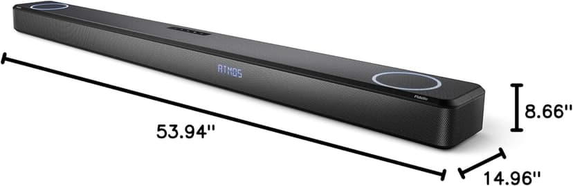PHILIPS Fidelio FB1 7.1.2-Channel Surround Sound Soundbar with Integrated Dolby Atmos and Subwoofer + DTS Play-Fi, All-in-One, Premium Design and Materials