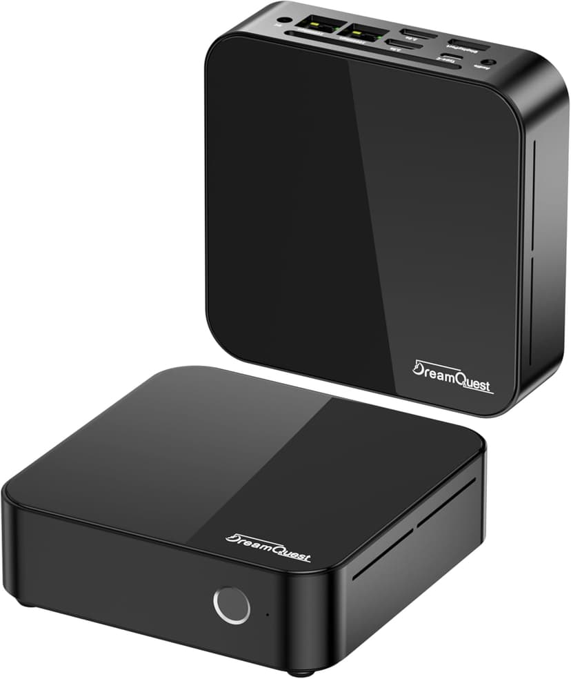 DreamQuest Mini PC W-11 Pro N150 (up to 3.6GHz) 32GB DDR4 RAM 1TB PCIe M.2 SSD Mini Desktop Computer 4K HDMI/DP/USB Type C/WiFi 5/USB3.1/BT5.0/Micro PC for Home & Business