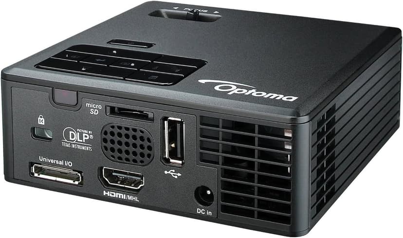 Optoma ML750 WXGA 700 Lumen 3D Ready Portable DLP LED Projector with MHL Enabled HDMI Port, White