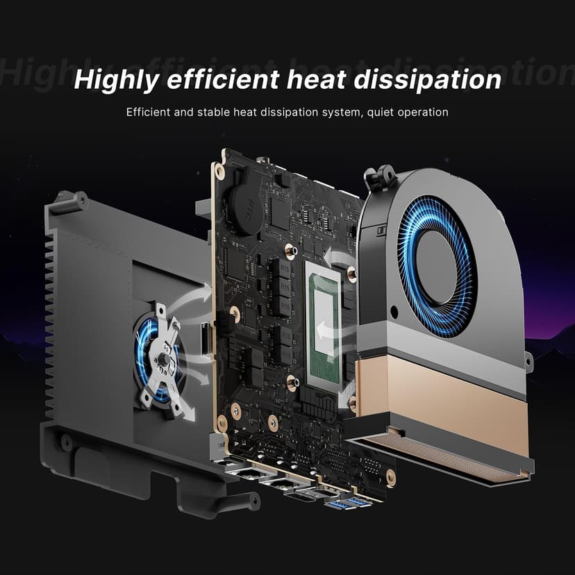 M4 Oculink Mini PC Ryzen 7 7840HS, Radeon 780M GPU, 11 Pro-OS Gaming Desktop Computers, 32GB DDR5 RAM, 1TB PCIe 4.0 NVMe 2280 SSD, Wi-Fi6, BT 5.2, Oculink Mini Computers