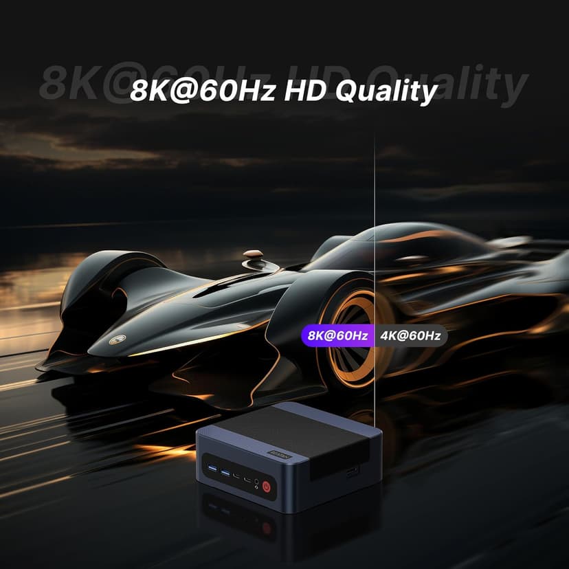 Reatan A8 AMD Ryzen 7 8745HS Mini PC Gaming Dual LAN 2.5Gbps Mini Desktop Computer 32GB DDR5 1TB NVME SSD, USB4.0 HDMI DP USB-C WiFi6 & BT5.2 Mini Computer.HTPC for Business, Education, Home