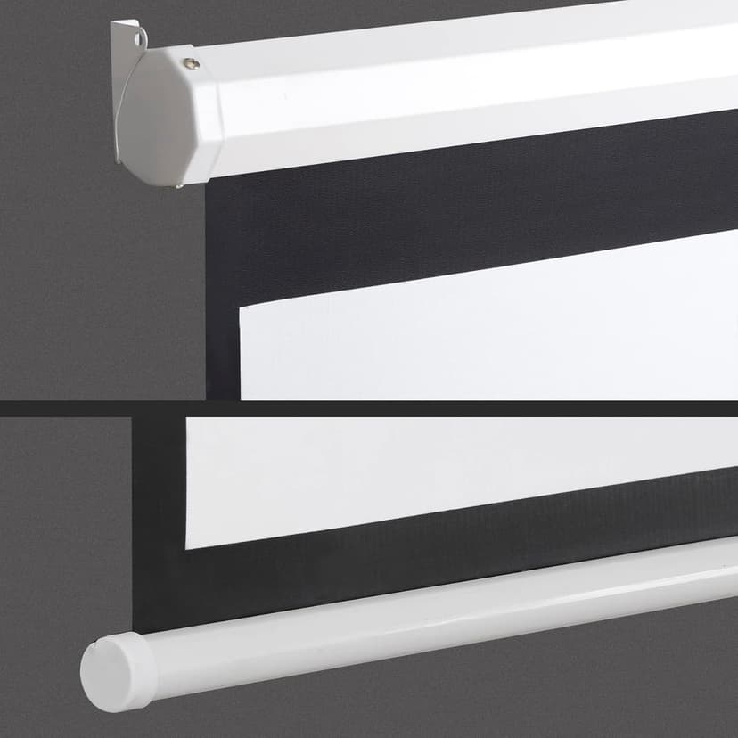 ZENY Portable Projector Screen Pull Down, 100 Inch 16:10 Video Projection Screen Home Theater, Retractable Projector Screen, Moive Screen Indoor Outdoor, Wall Mount (100'' 16:10 White)