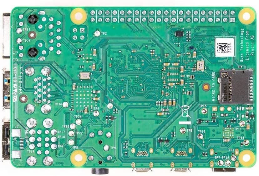 Raspberry Pi 4 Computer Model B 8GB Single Board Computer Suitable for Building Mini PC/Smart Robot/Game Console/Workstation/Media Center/Etc.