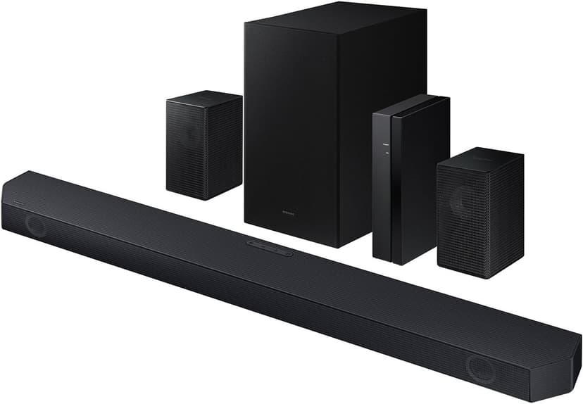 SAMSUNG 5.1 Channel Sound Bar with Wireless Subwoofer Q-Symphony & Dolby Atmos Audio - HW-Q65C/ZA (Renewed)