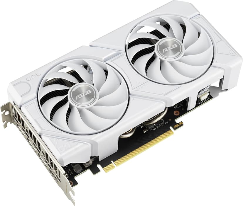 ASUS Dual GeForce RTX 4060 EVO White OC Edition 8GB GDDR6 Gaming Graphics Card White (Nvidia GeForce RTX4060 DLSS3, 246 AI Tops, PCIe 4.0, 1x HDMI 2.1a, 3X DisplayPort 1.4a,
