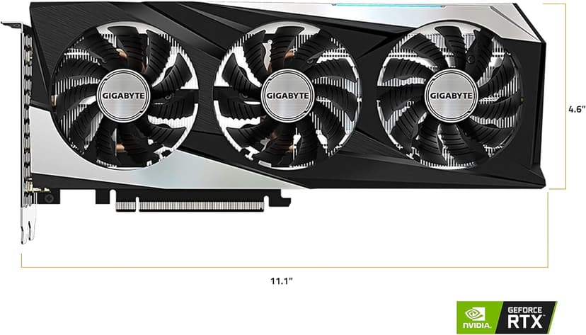 GIGABYTE GeForce RTX 3060 Gaming OC 12G (REV2.0) Graphics Card, 3X WINDFORCE Fans, 12GB 192-bit GDDR6, GV-N3060GAMING OC-12GD Video Card