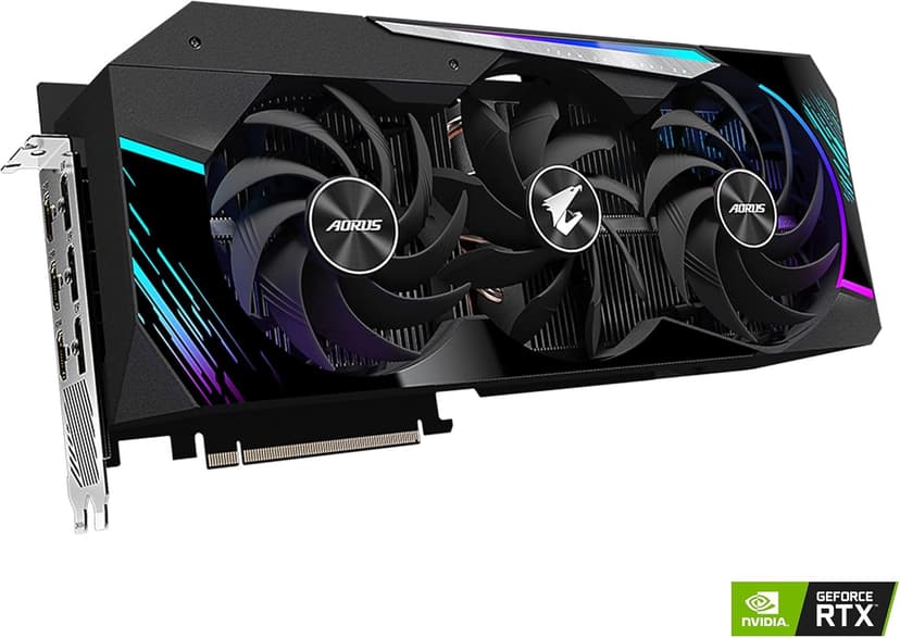 GIGABYTE AORUS GeForce RTX 3080 Ti Master 12G Graphics Card, Max Covered Cooling, 12GB 384-bit GDDR6X, GV-N308TAORUS M-12GD Video Card